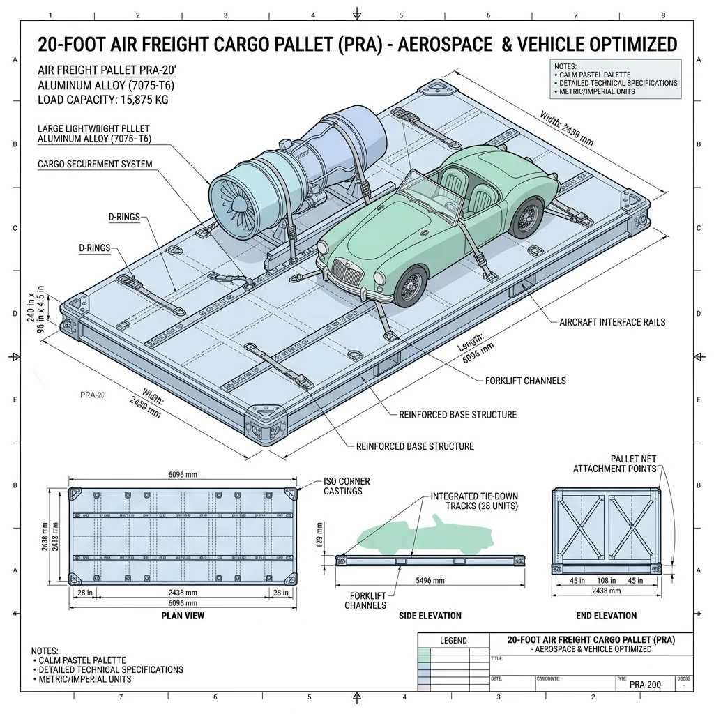 20 ft Pallet Blueprint