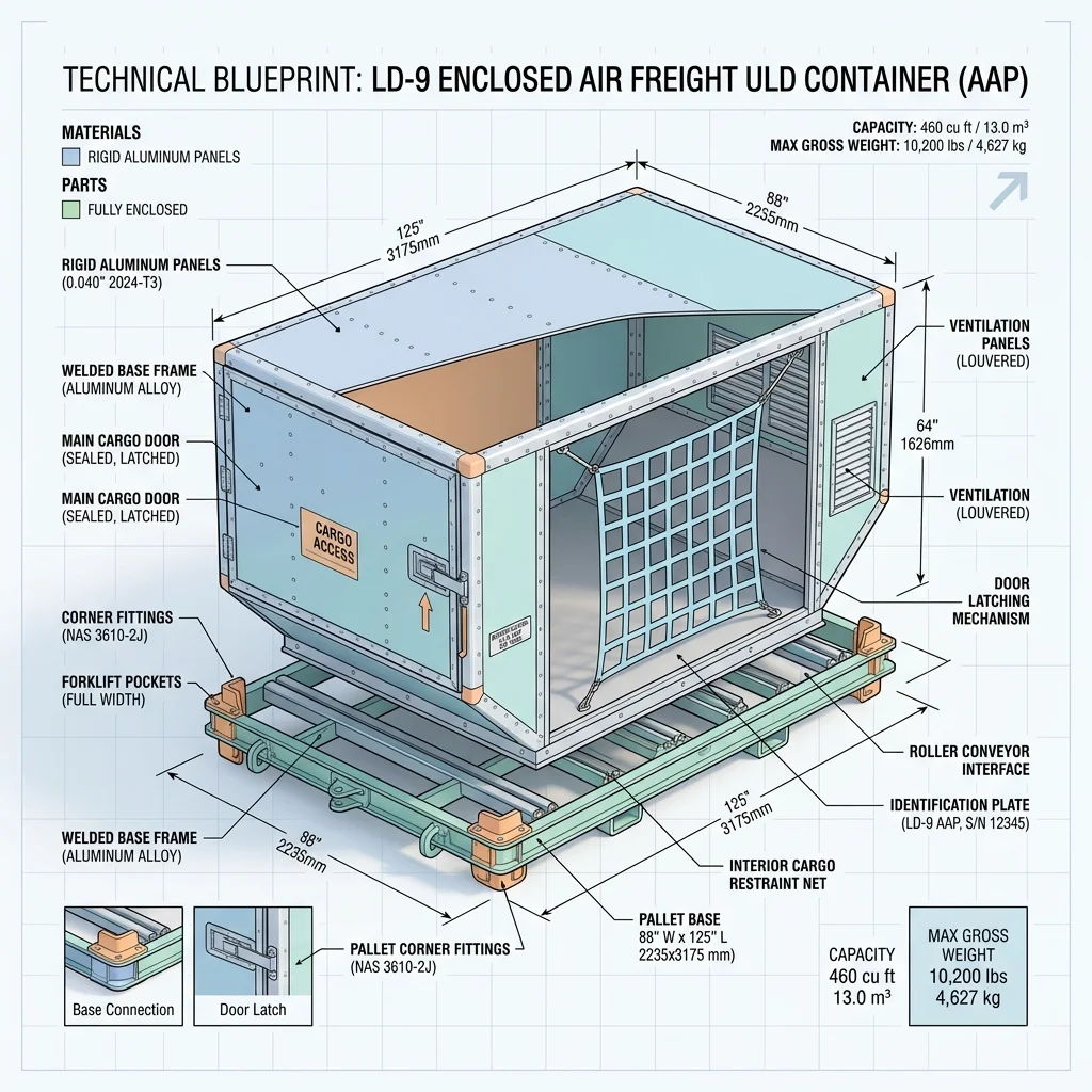 LD-9 Enclosed Blueprint